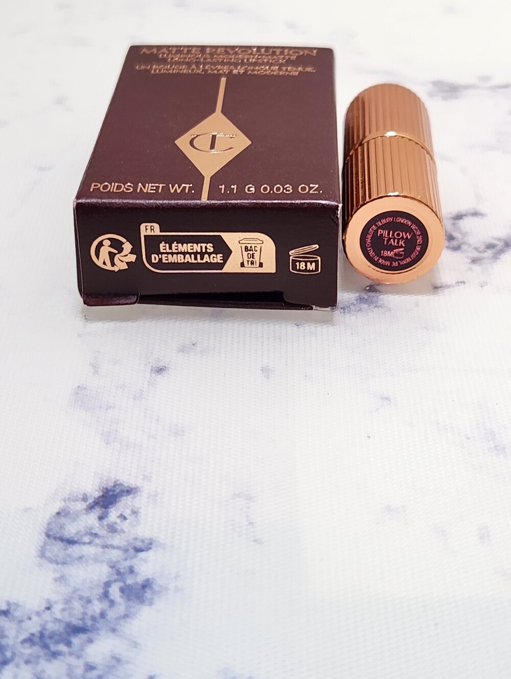 Charlotte Tilbury Matte Revolution Lipstick Pillow Talk MINI Travel Size  .03 oz - Picture 6 of 6
